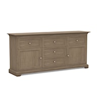 Transitional Customizable 72" TV Console