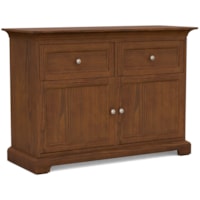 Transitional Custom 46" 2-Door TV Console