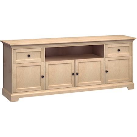 Transitional Customizable 83" TV Cabinet