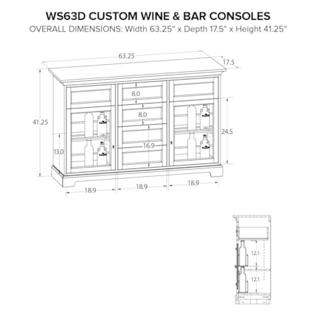 Custom Wine/Spirits Console