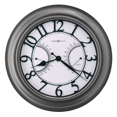 Tawney Outdoor Wall Clock