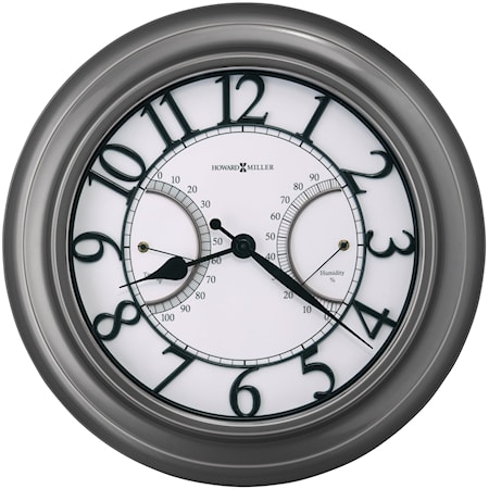 Tawney Outdoor Wall Clock