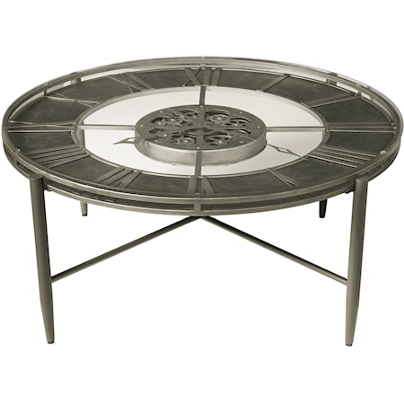 Industrial Clocktail Table with Tapered Legs