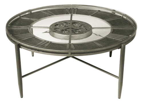 Industrial Clocktail Table with Tapered Legs