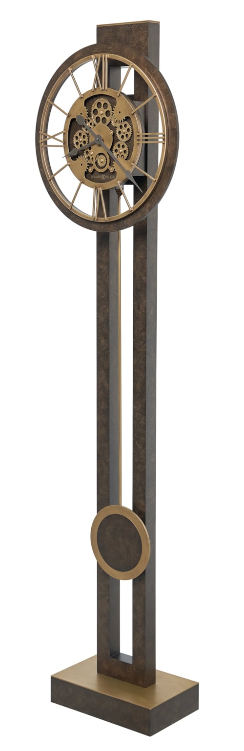 Industrial Grandfather Clock with Four Adjustable Floor Levelers