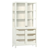 Contemporary Storage Cabinet with Adjustable Shelves