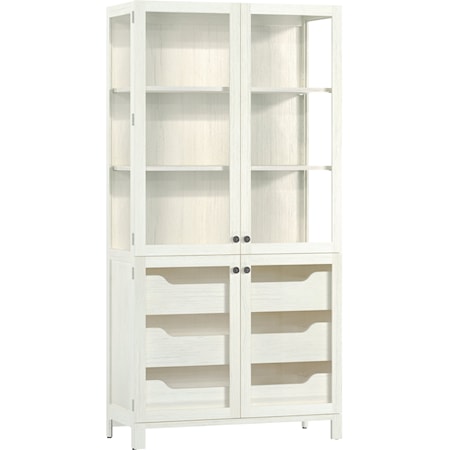 Contemporary Storage Cabinet with Adjustable Shelves