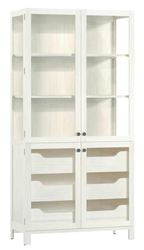 Contemporary Storage Cabinet with Adjustable Shelves