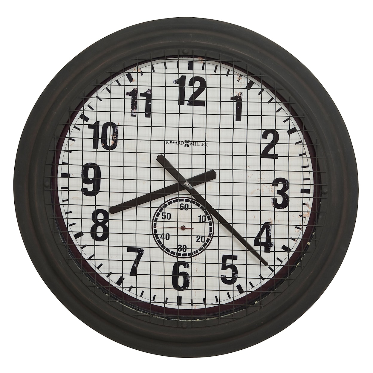 Howard Miller Howard Miller Grid Iron Works Wall Clock