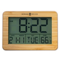 Bamboo Frame Alarm Clock