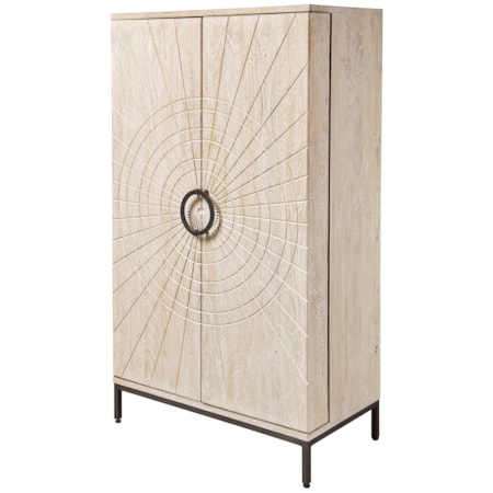 8-Shelf Wine & Bar Cabinet