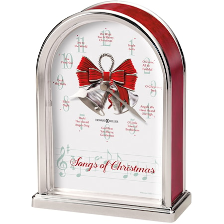 Songs Of Christmas Tabletop Clock