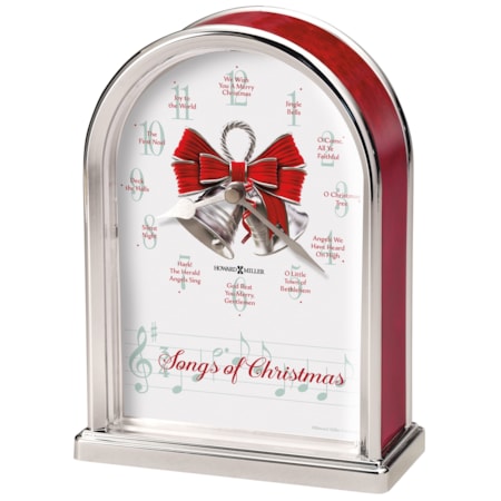 Songs Of Christmas Tabletop Clock