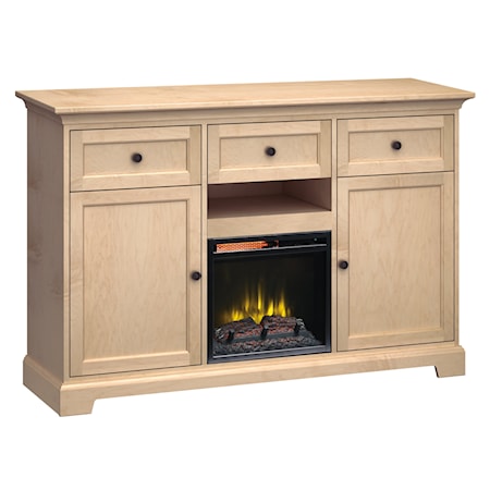 63"Wide/41"Extra Tall Fireplace TV Console