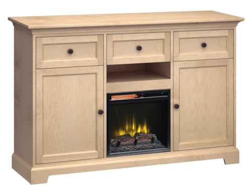 63"Wide/41"Extra Tall Fireplace TV Console