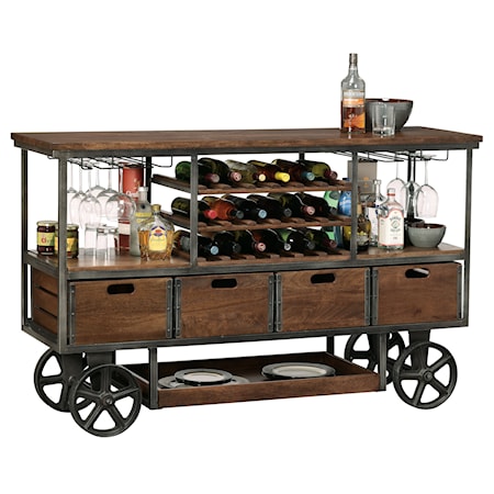 Budge Wine and Bar Cabinet