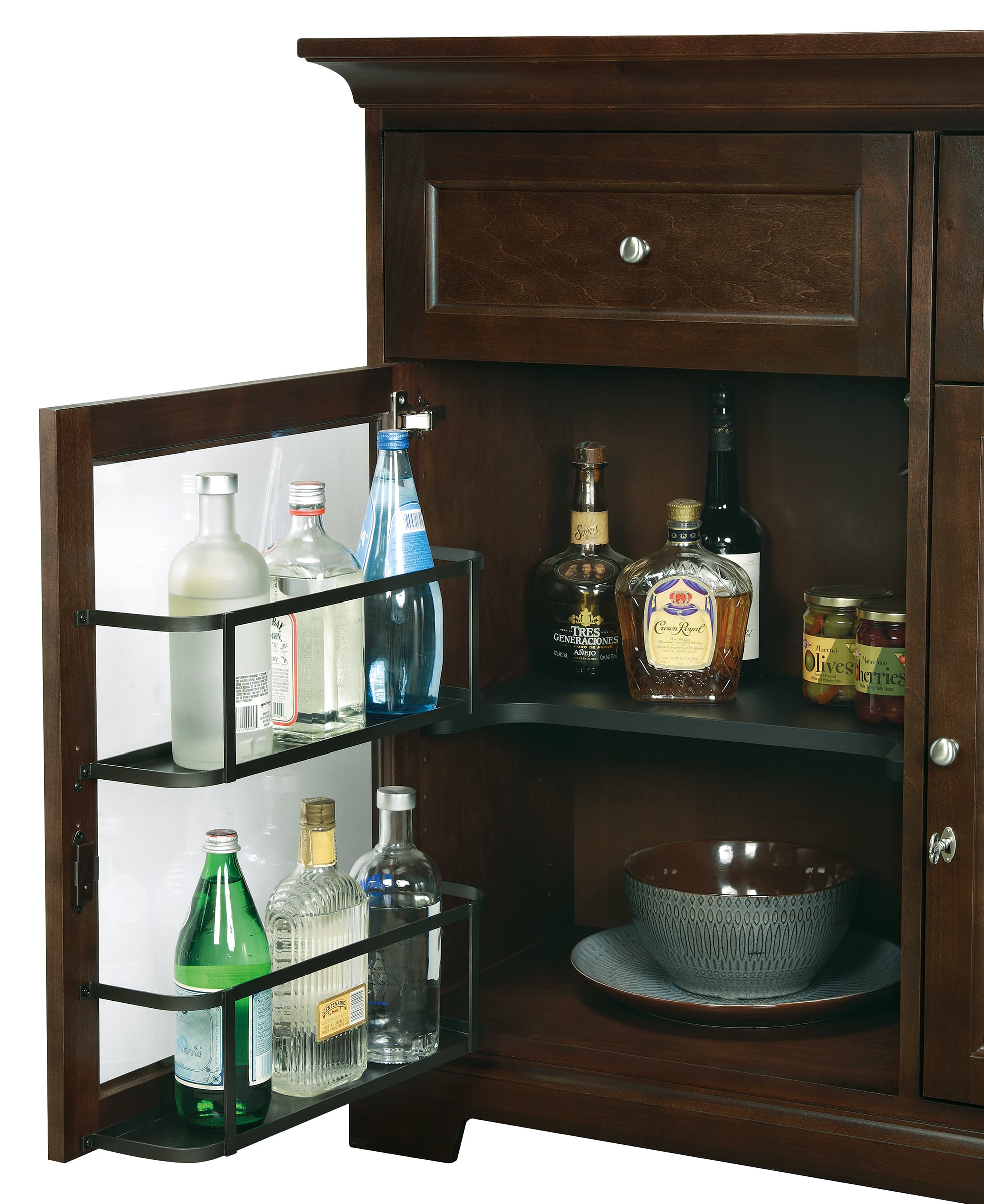 Howard Miller WS63E Custom Wine/Spirits Console Esprit Decor Home