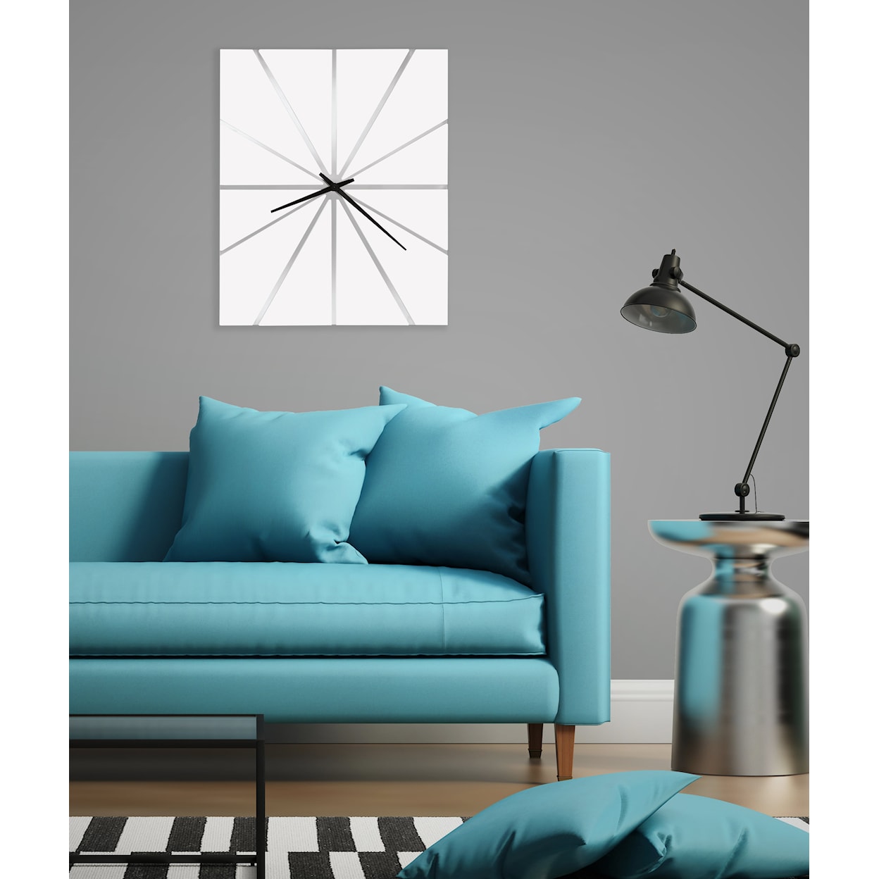 Howard Miller 625616 Contemporary Zander Wall Clock | Wayside Furniture ...