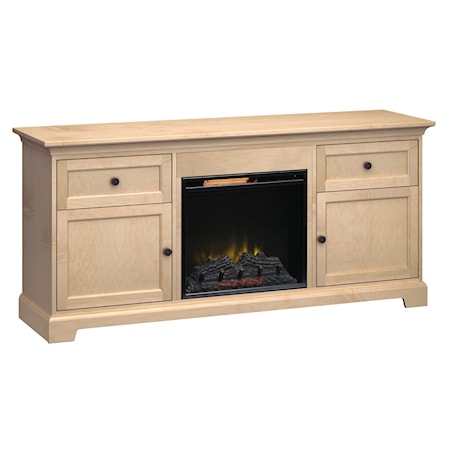 72"Fireplace TV Console