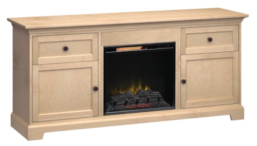 72"Fireplace TV Console