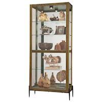Transitional Ansel Curio Cabinet