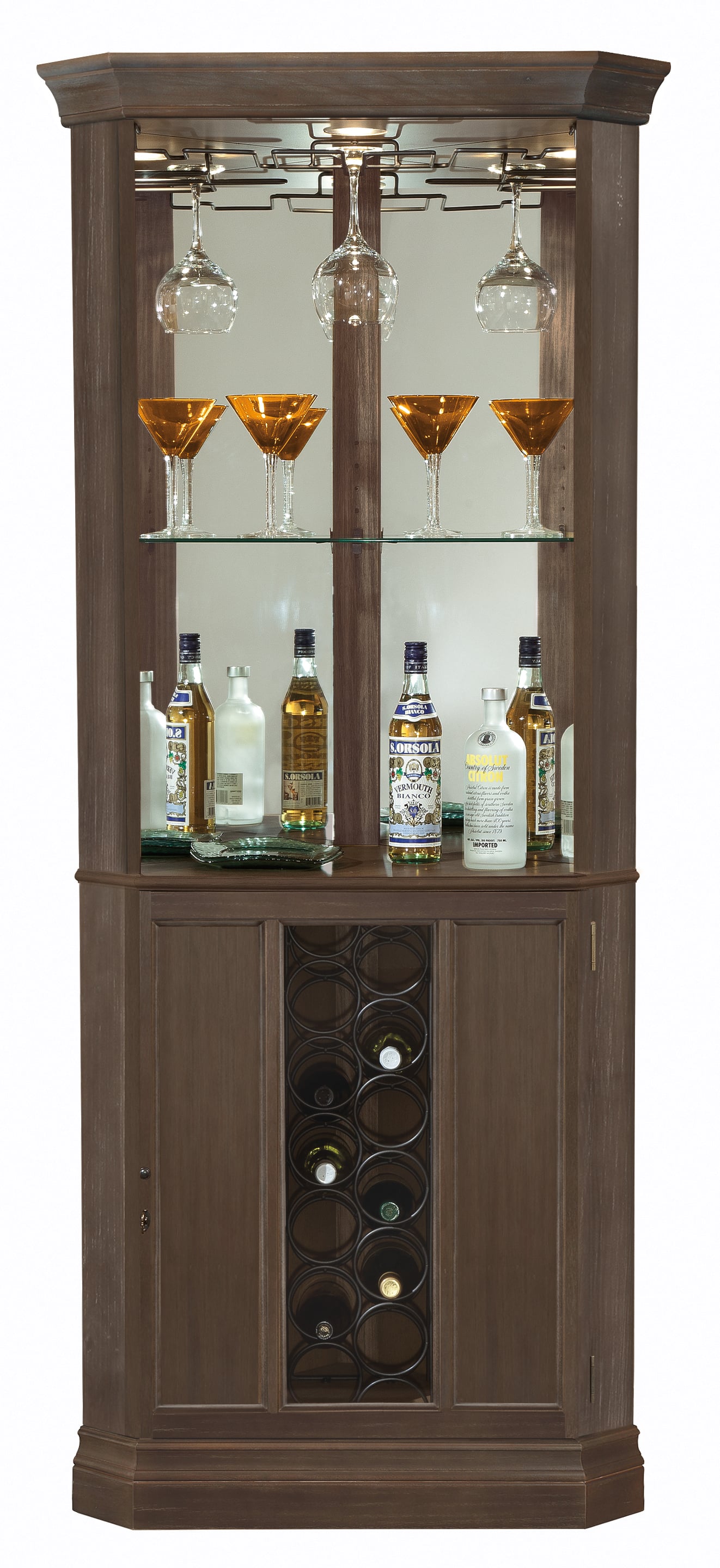 Howard miller sonoma armoire wine online cabinet