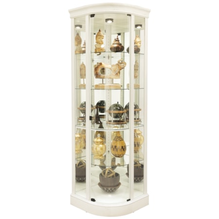 Marlowe IV Corner Curio Cabinet