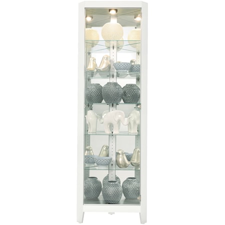 Tamsin IV Corner Curio Cabinet