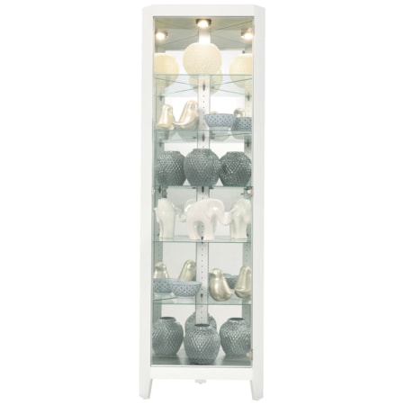 Tamsin IV Corner Curio Cabinet