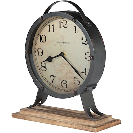 Rustic Gravelyn Mantel Clock