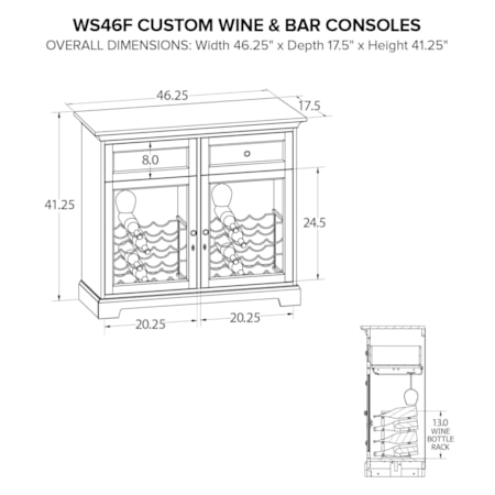 Custom Wine/Spirits Console