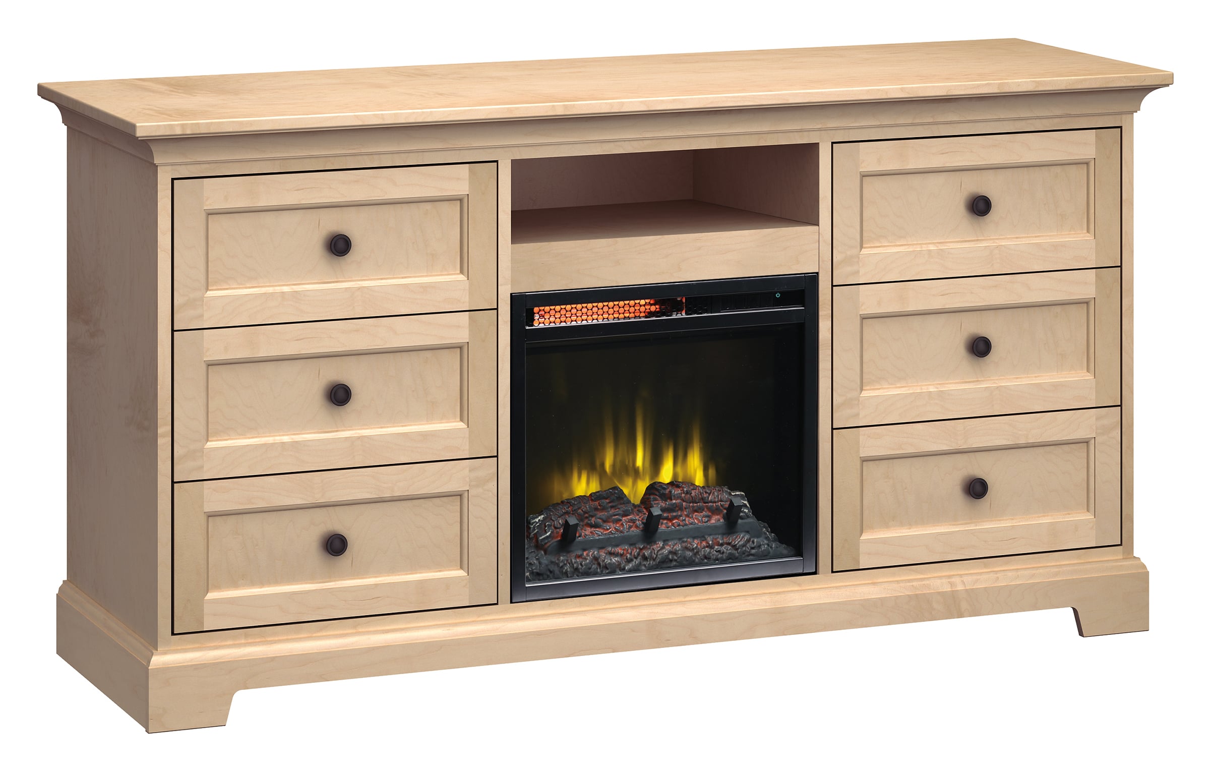 63" Fireplace TV Console