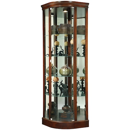 Marlowe Corner Curio Cabinet