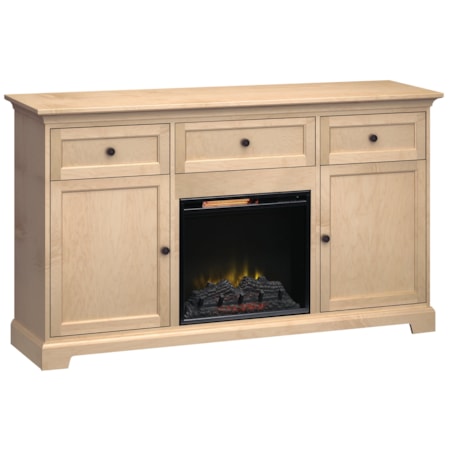 72"Wide/41"Extra Tall Fireplace TV Console