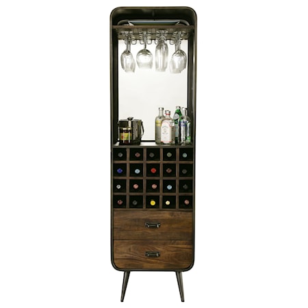 Aged Century Wine &amp; Bar Cabinet