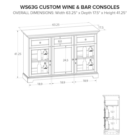 Custom Wine/Spirits Console