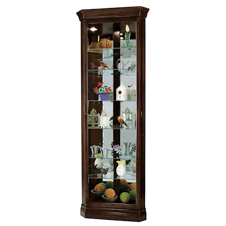 Dustin Corner Curio Cabinet