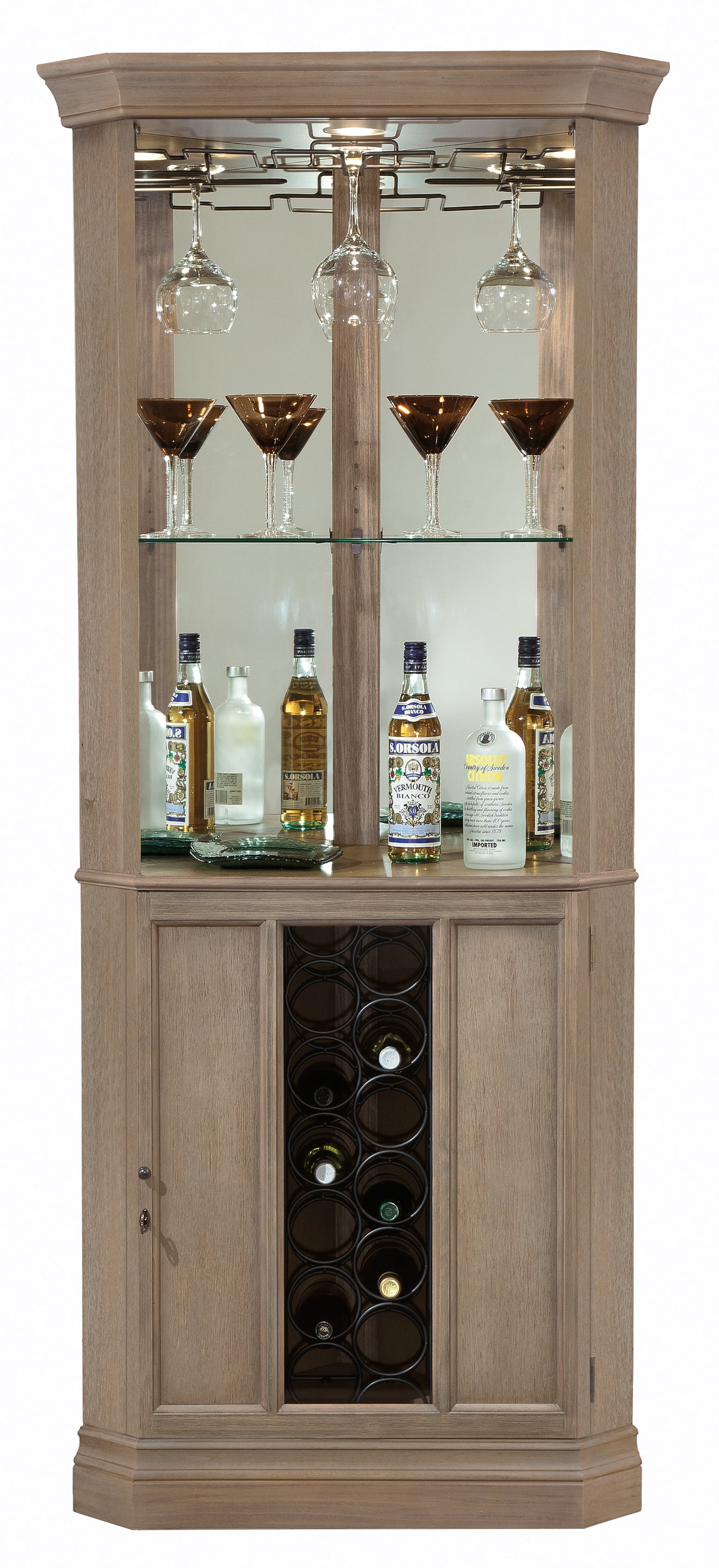 Corner wine bar cheap cabinet