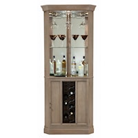 Piedmont VI Corner Wine Cabinet