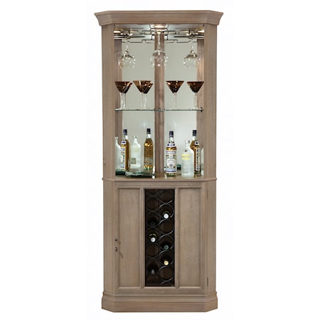 Piedmont VI Corner Wine Cabinet