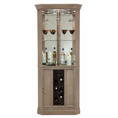Piedmont VI Corner Wine Cabinet