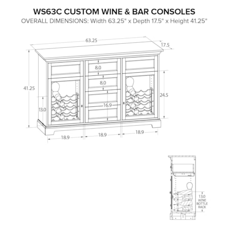 Custom Wine/Spirits Console