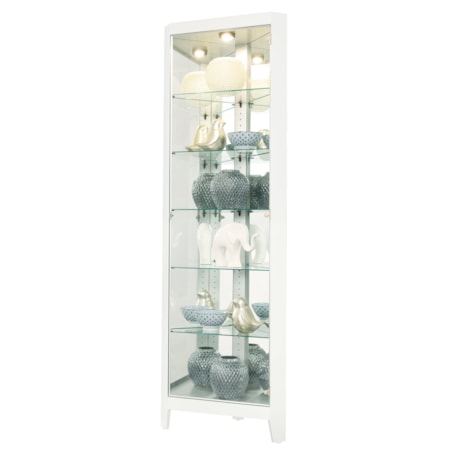 Tamsin IV Corner Curio Cabinet