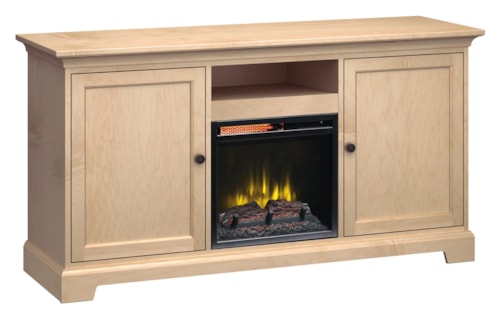 63" Fireplace TV Console