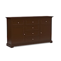 Transitional Customizable 72" Wide Extra Tall TV Console