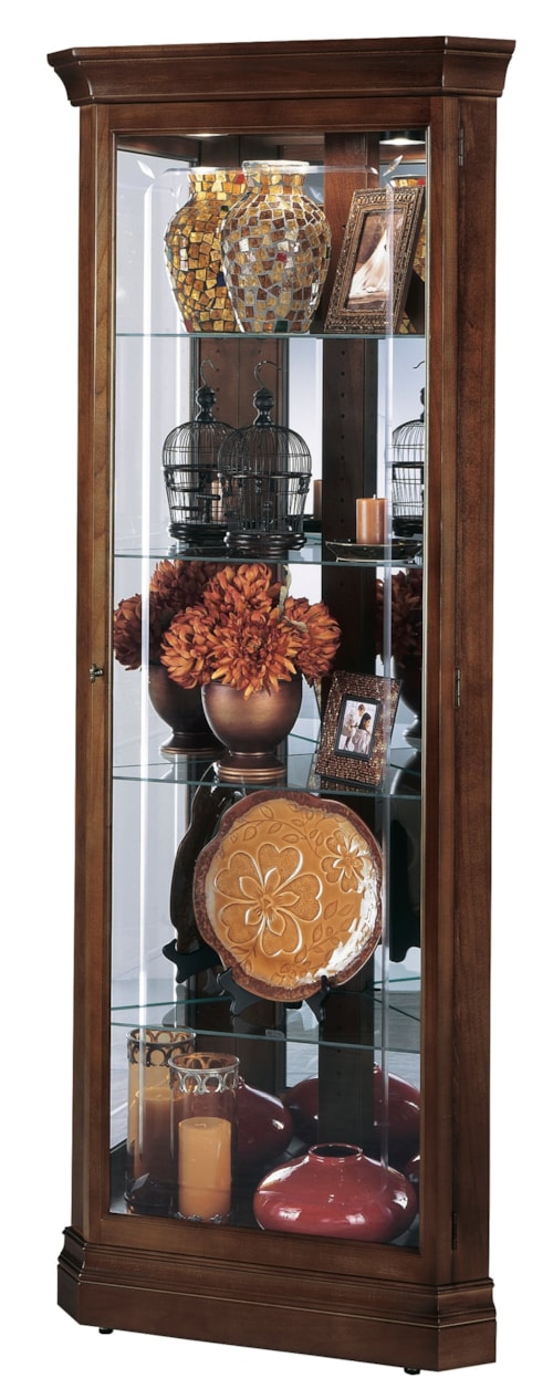 Contemporary Jennings Corner Curio Cabinet