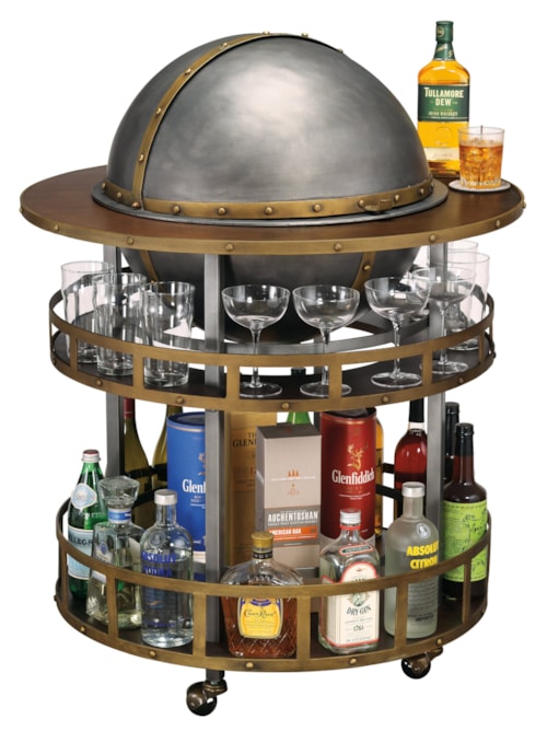 Globe Industrial Bar Cart
