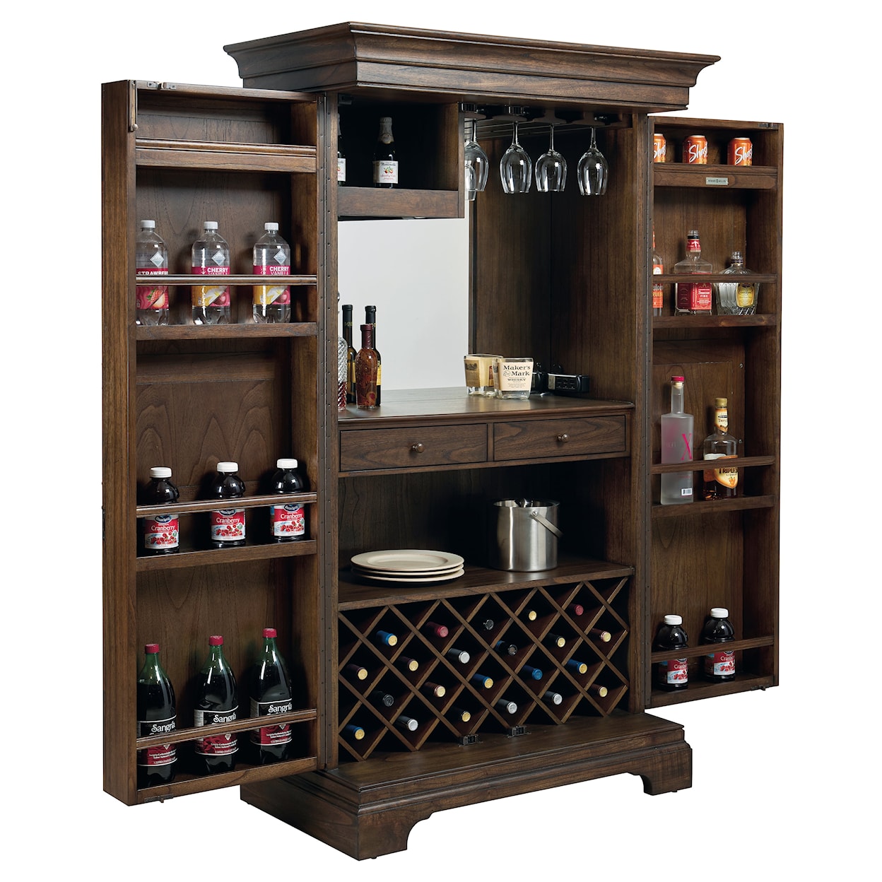 Howard Miller Howard Miller Passport III Wine and Bar Cabinet