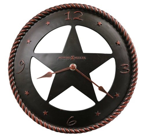 Rustic Maverick Wall Clock