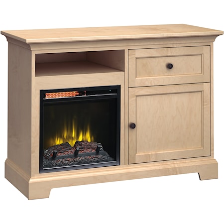 Transitional 46" Fireplace TV Console